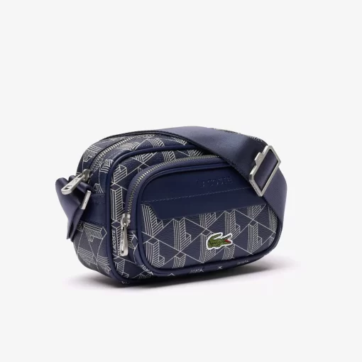 Lacoste Umhangetaschen & Gürteltaschen>Kleine Reporter-Tasche The Blend Mono Marine 166 Laponie M83