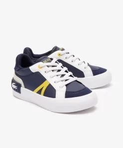 Lacoste Schuhe>Kleinkinder L004 Sneakers Navy/Yellow 2M3