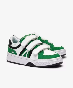 Lacoste Schuhe>Kleinkinder-Sneaker L001 Mit Logo Dk Grn/Wht 2D2