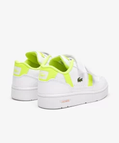 Lacoste Schuhe>Kleinkinder-Sneaker T-Clip Wht/Ylw V05