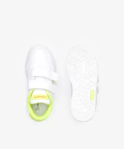 Lacoste Schuhe>Kleinkinder-Sneaker T-Clip Wht/Ylw V05