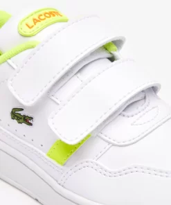 Lacoste Schuhe>Kleinkinder-Sneaker T-Clip Wht/Ylw V05