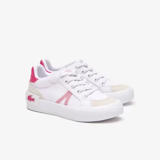 Lacoste Schuhe>Kleinkinder-Sneakers L004 Aus Textil Mit Colourblock White/Pink B53