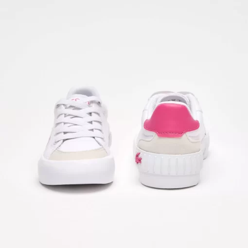 Lacoste Schuhe>Kleinkinder-Sneakers L004 Aus Textil Mit Colourblock White/Pink B53