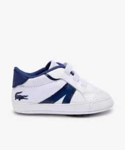 Lacoste Schuhe>Kleinkinder-Sneakers L004 Cub Aus Textil Und Synthetik Wht/Blue 080