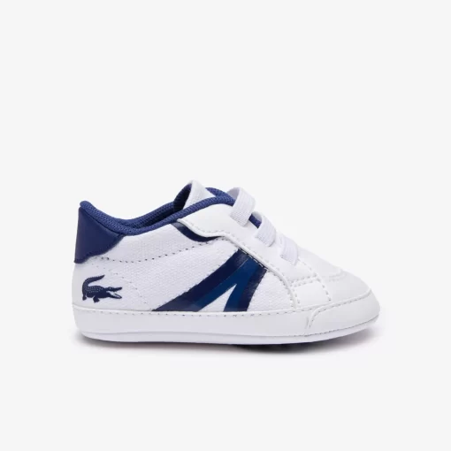 Lacoste Schuhe>Kleinkinder-Sneakers L004 Cub Aus Textil Und Synthetik Wht/Blue 080