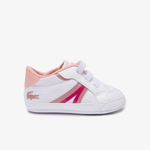 Lacoste Schuhe>Kleinkinder-Sneakers L004 Cub Aus Textil Und Synthetik White/Pink B53