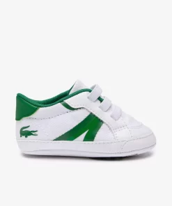 Lacoste Schuhe>Kleinkinder-Sneakers L004 Cub Aus Textil Und Synthetik White/Green 082