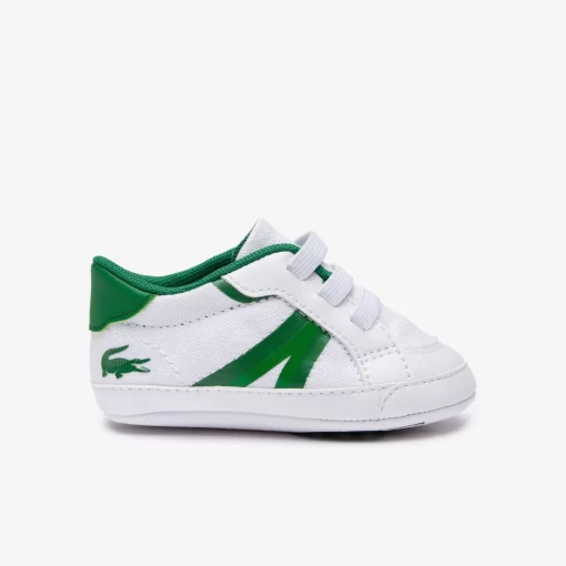 Lacoste Schuhe>Kleinkinder-Sneakers L004 Cub Aus Textil Und Synthetik White/Green 082