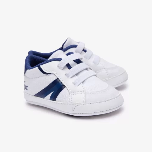 Lacoste Schuhe>Kleinkinder-Sneakers L004 Cub Aus Textil Und Synthetik Wht/Blue 080