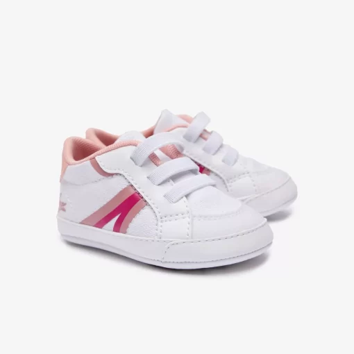 Lacoste Schuhe>Kleinkinder-Sneakers L004 Cub Aus Textil Und Synthetik White/Pink B53