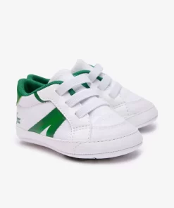 Lacoste Schuhe>Kleinkinder-Sneakers L004 Cub Aus Textil Und Synthetik White/Green 082