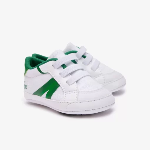 Lacoste Schuhe>Kleinkinder-Sneakers L004 Cub Aus Textil Und Synthetik White/Green 082