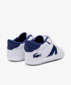 Lacoste Schuhe>Kleinkinder-Sneakers L004 Cub Aus Textil Und Synthetik Wht/Blue 080