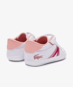 Lacoste Schuhe>Kleinkinder-Sneakers L004 Cub Aus Textil Und Synthetik White/Pink B53