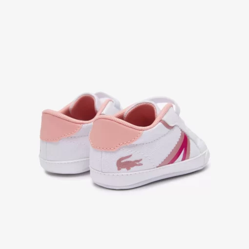 Lacoste Schuhe>Kleinkinder-Sneakers L004 Cub Aus Textil Und Synthetik White/Pink B53