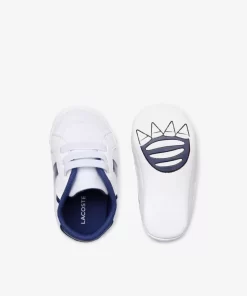 Lacoste Schuhe>Kleinkinder-Sneakers L004 Cub Aus Textil Und Synthetik Wht/Blue 080