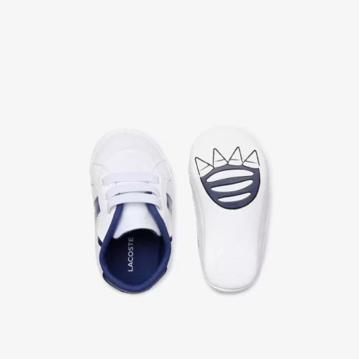 Lacoste Schuhe>Kleinkinder-Sneakers L004 Cub Aus Textil Und Synthetik Wht/Blue 080