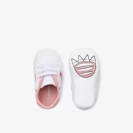 Lacoste Schuhe>Kleinkinder-Sneakers L004 Cub Aus Textil Und Synthetik White/Pink B53