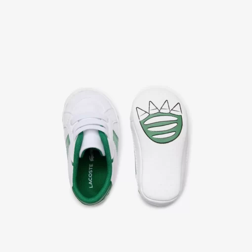 Lacoste Schuhe>Kleinkinder-Sneakers L004 Cub Aus Textil Und Synthetik White/Green 082