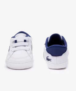 Lacoste Schuhe>Kleinkinder-Sneakers L004 Cub Aus Textil Und Synthetik Wht/Blue 080