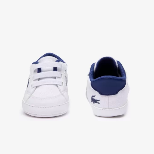 Lacoste Schuhe>Kleinkinder-Sneakers L004 Cub Aus Textil Und Synthetik Wht/Blue 080