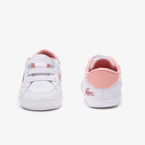 Lacoste Schuhe>Kleinkinder-Sneakers L004 Cub Aus Textil Und Synthetik White/Pink B53