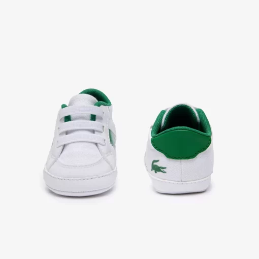 Lacoste Schuhe>Kleinkinder-Sneakers L004 Cub Aus Textil Und Synthetik White/Green 082