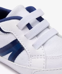 Lacoste Schuhe>Kleinkinder-Sneakers L004 Cub Aus Textil Und Synthetik Wht/Blue 080