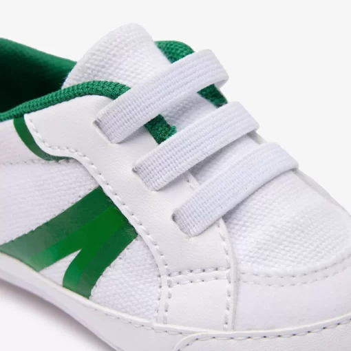 Lacoste Schuhe>Kleinkinder-Sneakers L004 Cub Aus Textil Und Synthetik White/Green 082