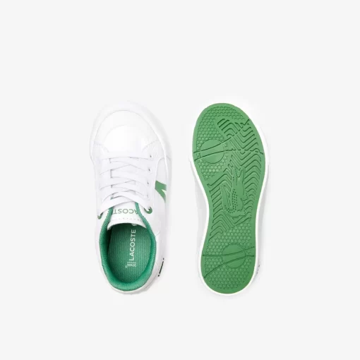 Lacoste Schuhe>Kleinkinder-Sneakers L004 Aus Textil White/Green 082