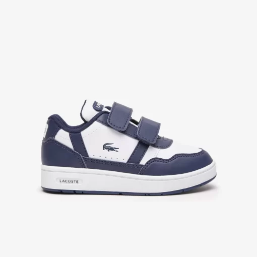 Lacoste Schuhe>Kleinkinder-Sneakers T-Clip Aus Synthetik White / Navy 042