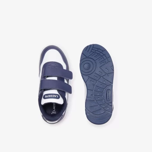 Lacoste Schuhe>Kleinkinder-Sneakers T-Clip Aus Synthetik White / Navy 042