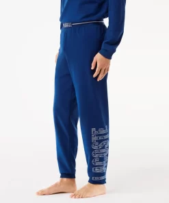 Lacoste Unterwäsche & Loungewear>Kontrast Lounge-Hosen Mit Logo Navy Blau / Weis H6B