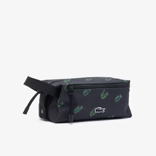 Lacoste Geldbörsen & Kleinlederwaren>Kosmetiktasche Aus Beschichtetem Canvas Mit Aufdruck Abimes L24