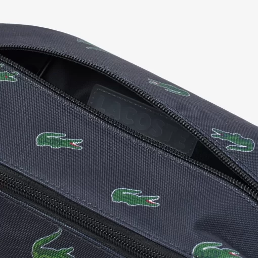 Lacoste Geldbörsen & Kleinlederwaren>Kosmetiktasche Aus Beschichtetem Canvas Mit Aufdruck Abimes L24