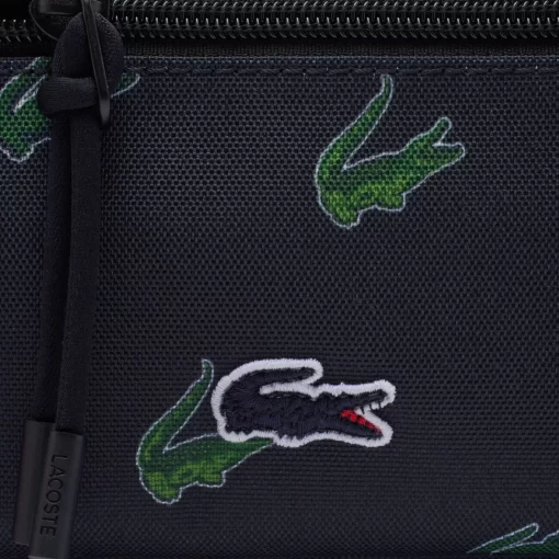 Lacoste Geldbörsen & Kleinlederwaren>Kosmetiktasche Aus Beschichtetem Canvas Mit Aufdruck Abimes L24