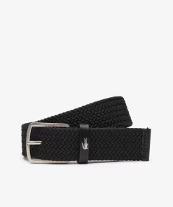 Lacoste Gürtel>Krokodil-Gürtel Aus Stretch-Strickware Black 000