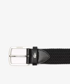 Lacoste Gürtel>Krokodil-Gürtel Aus Stretch-Strickware Black 000