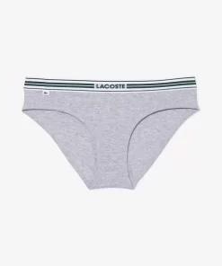 Lacoste Unterwäsche & Loungewear>Kultiger Slip Heidekraut Grau Cca