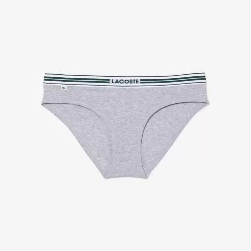 Lacoste Unterwäsche & Loungewear>Kultiger Slip Heidekraut Grau Cca