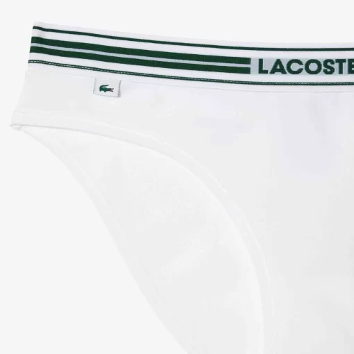 Lacoste Unterwäsche & Loungewear>Kultiger Slip Weis 001