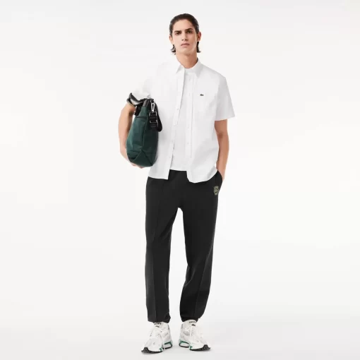 Lacoste Hemden>Kurzarmeliges Oxford-Hemd Weis 001