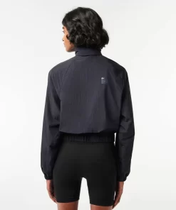 Lacoste Jacken & Mäntel>Kurze Nylon-Trainingsjacke Mit Kapuze Navy Blau Hde