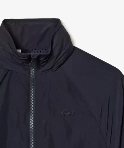 Lacoste Jacken & Mäntel>Kurze Nylon-Trainingsjacke Mit Kapuze Navy Blau Hde