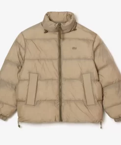 Lacoste Jacken & Mäntel>Kurze Wasserfeste Pufferjacke Khaki Grun Izd