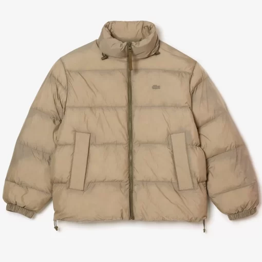 Lacoste Jacken & Mäntel>Kurze Wasserfeste Pufferjacke Khaki Grun Izd