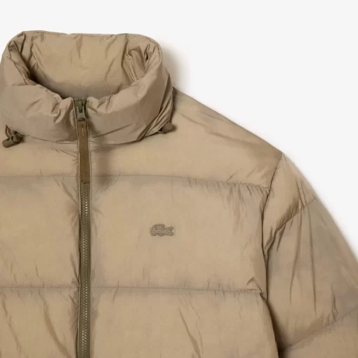 Lacoste Jacken & Mäntel>Kurze Wasserfeste Pufferjacke Khaki Grun Izd