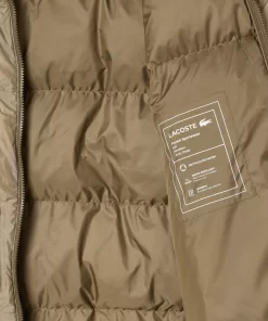 Lacoste Jacken & Mäntel>Kurze Wasserfeste Pufferjacke Khaki Grun Izd