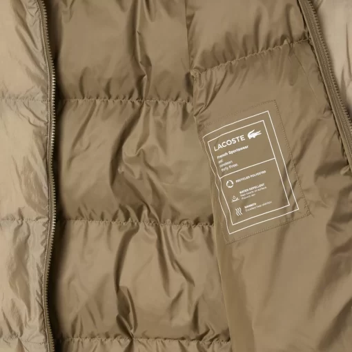 Lacoste Jacken & Mäntel>Kurze Wasserfeste Pufferjacke Khaki Grun Izd